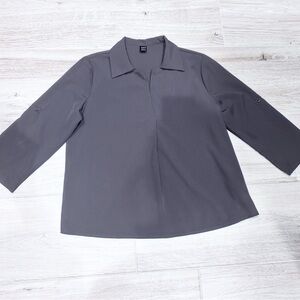 SHEIN Plum 3/4 length sleeve Blouse